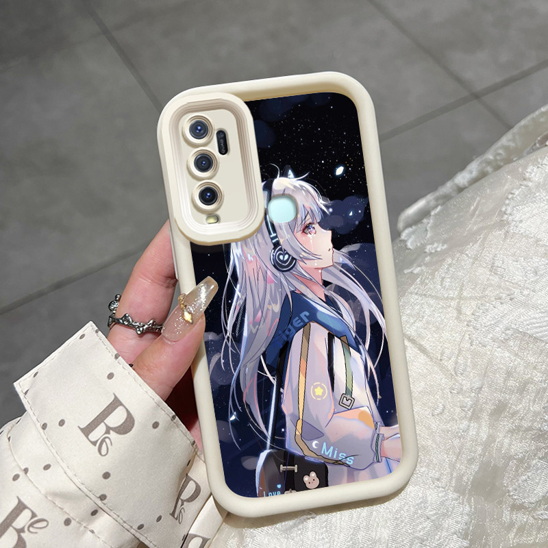 Casing Hp VIVO Y50 VIVO Y30 VIVO Y30i Case hp karakter kartun Anime Casing pola ponsel Kesing Anti d