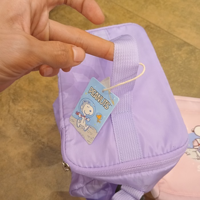 Tas Bekal Cantik - Miniso Snoopy The Little Space Explorer Lunch Bag