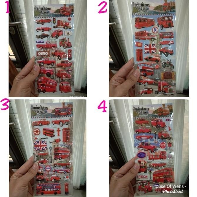 

Sticker London Bus - Sticker Anak Lucu Original