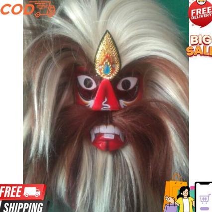 Ganongan Topeng Ganong Topeng Bujang Ganong Topeng Ganongan Anak Topeng Bujang Ganong Sintetis Tradi