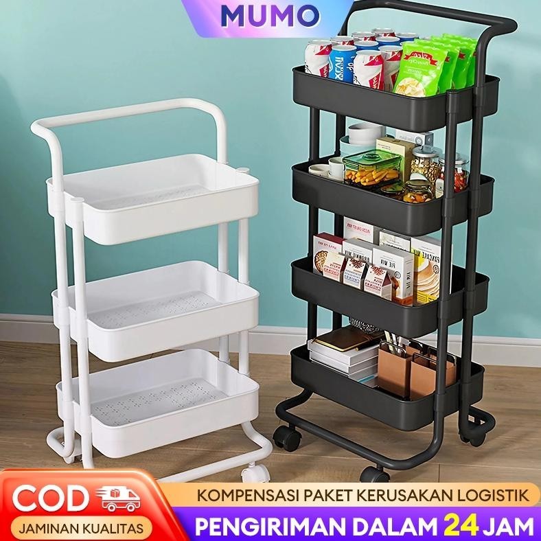 Rak Troli Susun Rak kamar mandi Rak Salon Rak Roda Rak Salon Rak Serbaguna