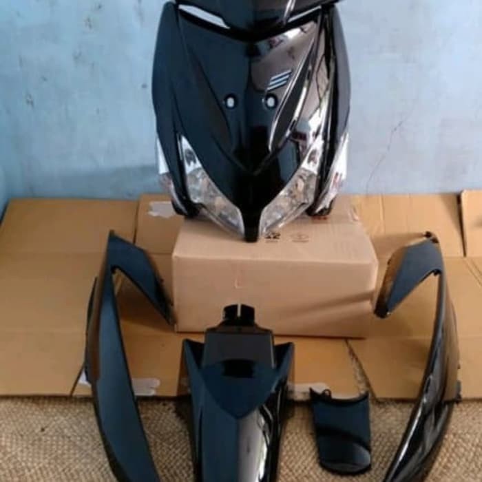 Promo Bodi Cover Full Body Halus Plus Lampu Motor Vario 110 Karbu Lama Ori Murah