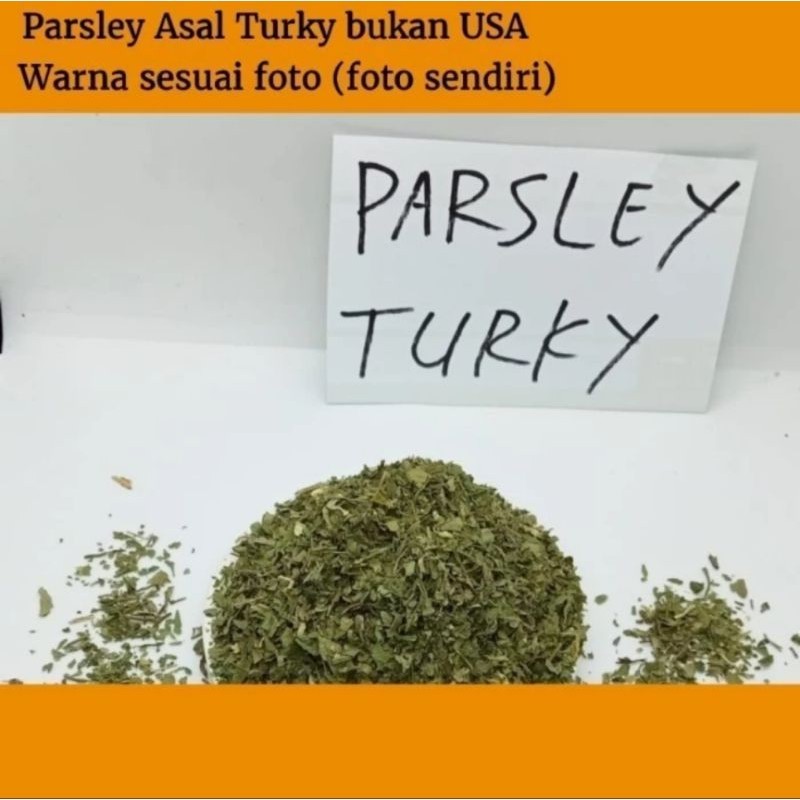 

Daun parsley kering 250 gram / parsley kering asal turky / peterseli kering