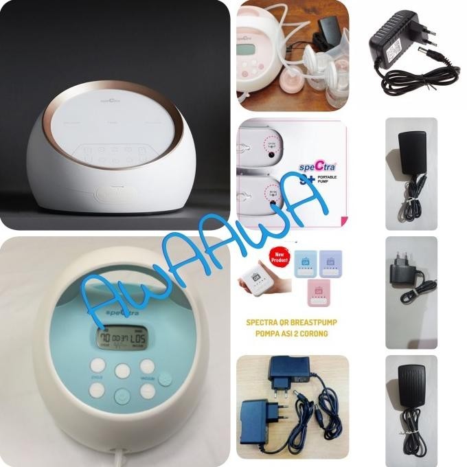 adaptor Charger spectra 9+ plus M1 New S1 S2 pompa asi breast pump