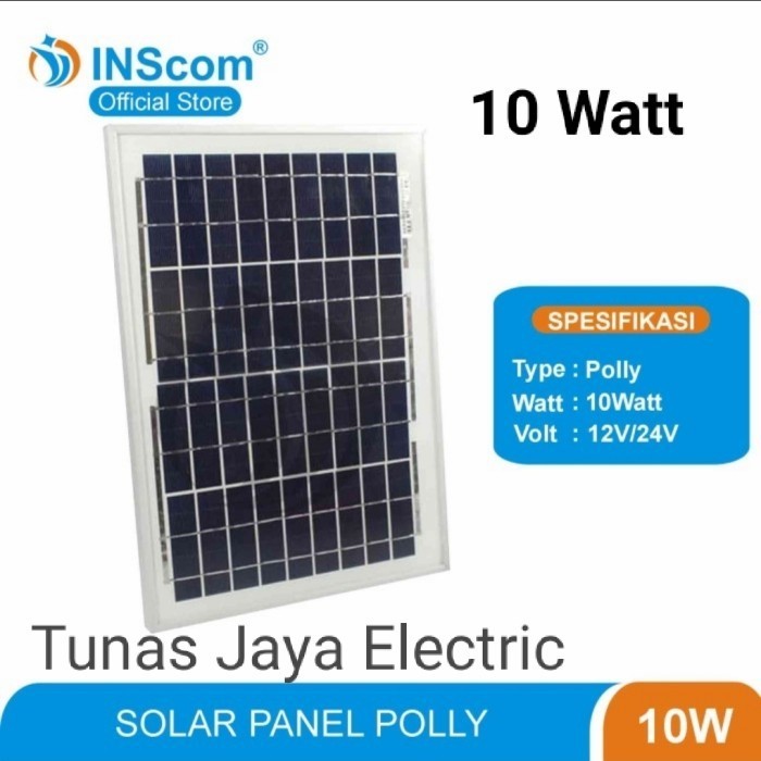 Solar Panel / Panel Surya / Solar Cell 10WP POLY INSCOM