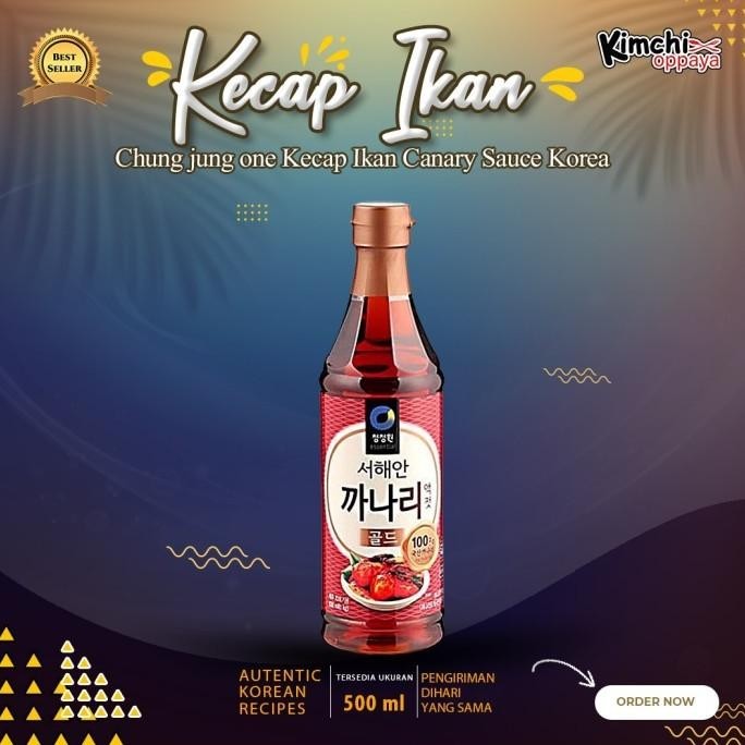 

ChungJungOne Kecap Ikan Canary Sauce Korea 500 gr
