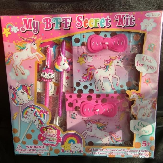

Big Sale My Bff Secret Kit - Diary Secret Journals With Passe Lock Bff Pengiriman Cepat