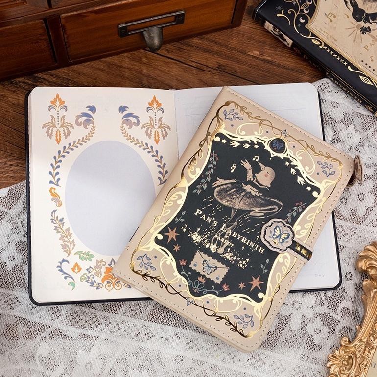 

XD27 Magnetic Notebook Diary Pan's Labyrinth / Buku Diary PU Leather Buku Catatan - 0881 Hemat