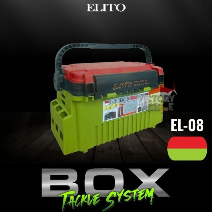 ELITO TACKLE BOX 6L BOX PANCING BOX UMPAN PANCING