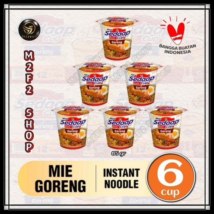 

E Sedaap Cup Instant Goreng - 85 Gr (Harga 6 Pcs)