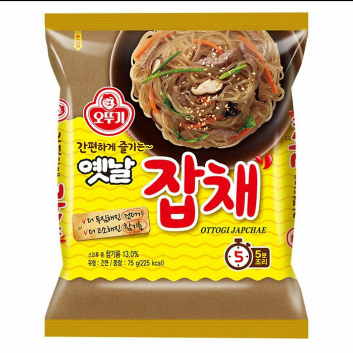 

Ottogi Yetnal Japchae Stir Fried Glass Noodle Vegetable Soun Korea 75G