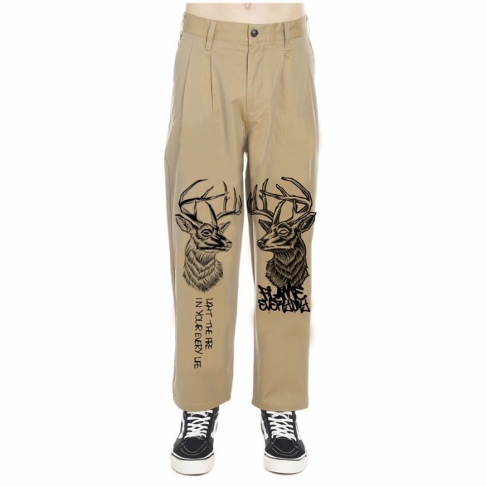 Flame Everyday Deer Ror Baggy Pants