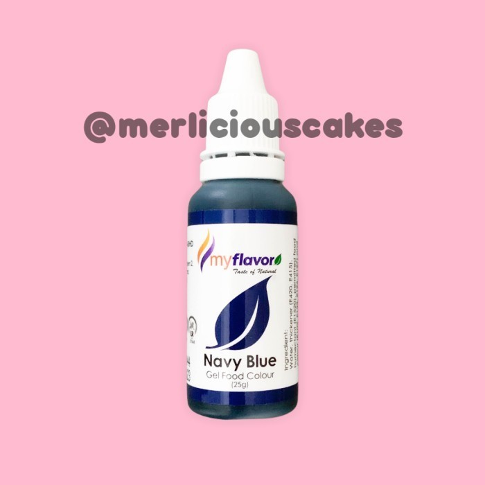 

[DIAJENG SHOP] Navy Blue Gel My Flavor Food Color Food Colour Pewarna Makanan NEW