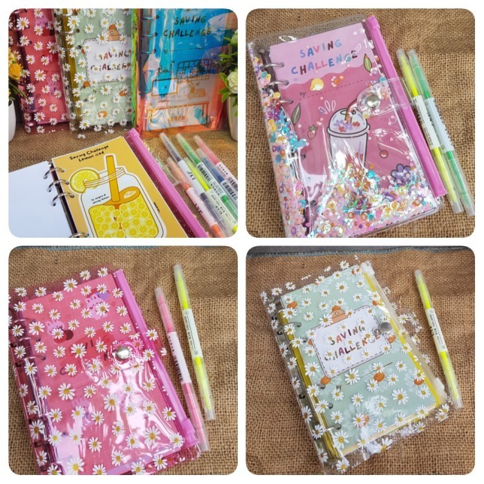 

Binder Tabungan / Saving Challenge / Diary Menabung / Binder A6 Saving