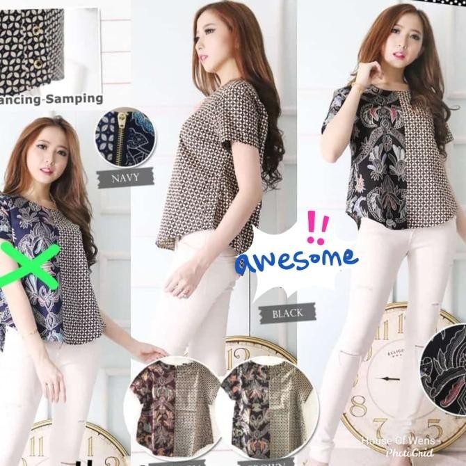 Ready Batik By Luwen - Baju Batik - Atasan Batik - Type 3 Pengiriman Cepat