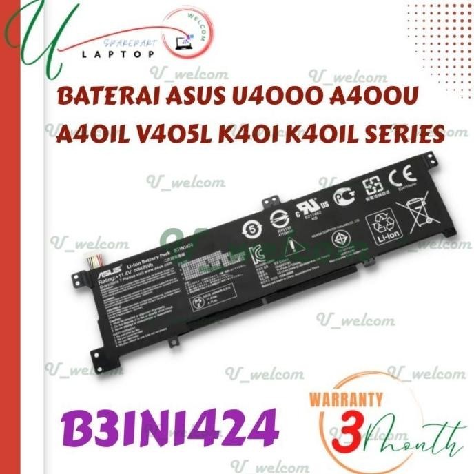 BATERAI ASUS K401 K401L K401LB K401LB5500 K401LB5200 B31N1424
