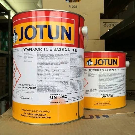 JOTUN JOTAFLOOR TC (2 KOMPONEN) - YELLOW KOMATSU / CAT LANTAI EPOXY