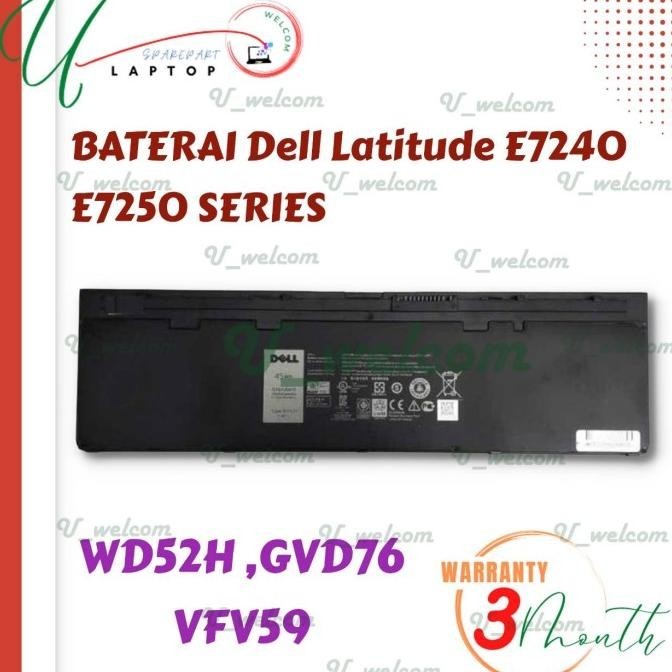 baterai dell e7240 wd52h