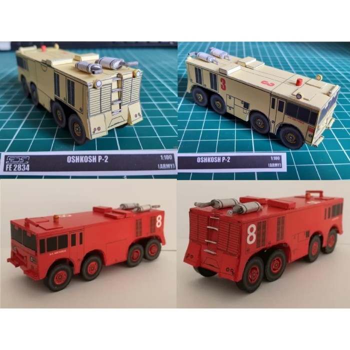diy papercraft kendaraan mobil pemadam kebakaran zenyang22