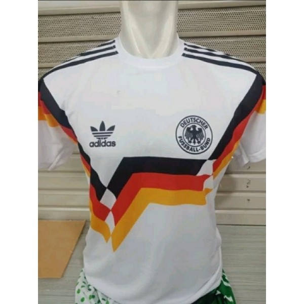 Jersey Kaos Baju Sepak Bola Timnas Jerman Germany German Home Retro