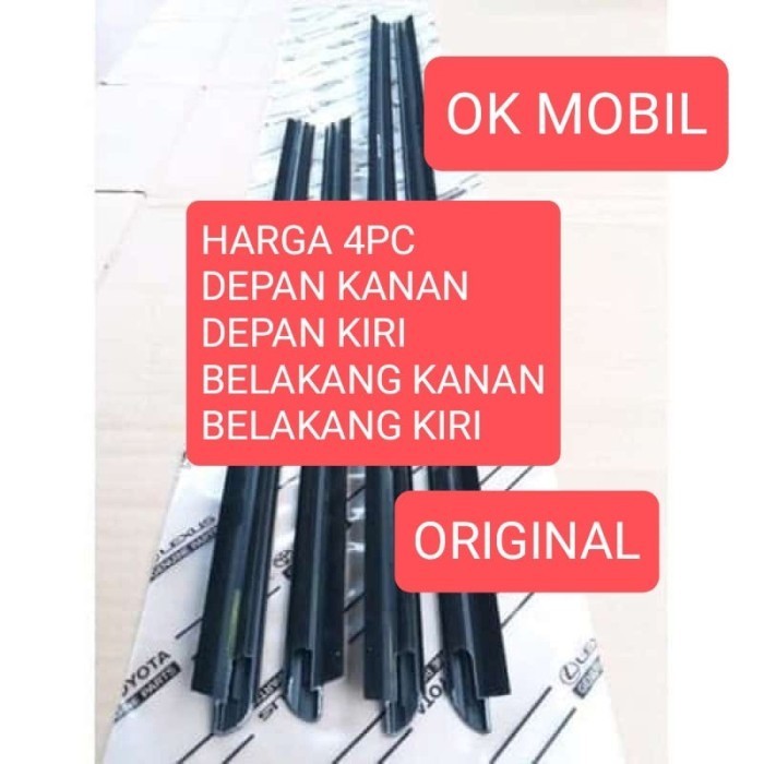 PELIPIT KARET KACA LUAR HITAM INNOVA 2009 2010 2011 2012 2013 2014 215