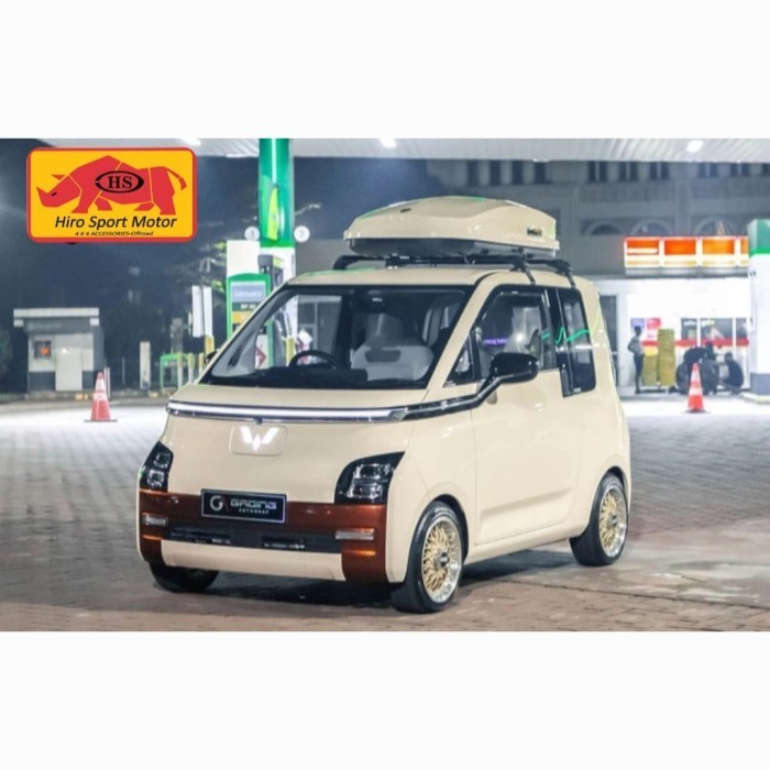 roof box wuling air ev + cross bar