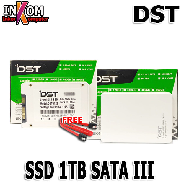 SSD DST NEW SATA 3 128GB 256GB 512GB 1TB ORIGINAL BEST QUALITY