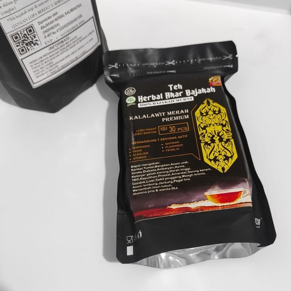 

CR - Teh Akar Kayu Bajakah Merah Asli Kalimantan Kalalawit Premium Isi 30 Celup TERLARIS