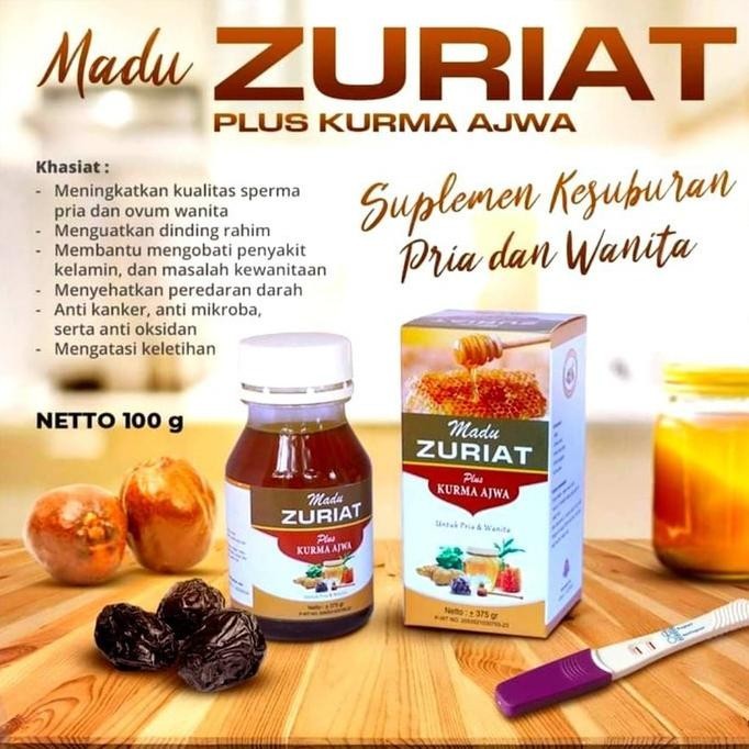 

CR - Madu Zuriat plus Kurma Ajwa Herbal Zuriat Madu 21 Promil Isi 350 gr TERLARIS