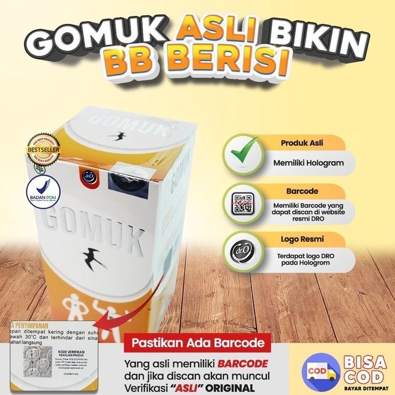 

CR - Gomuk / Madu Penggemuk Herbal / Naikkan BB 5-15 KG / 1 BOTOL MADU 200 ml TERLARIS