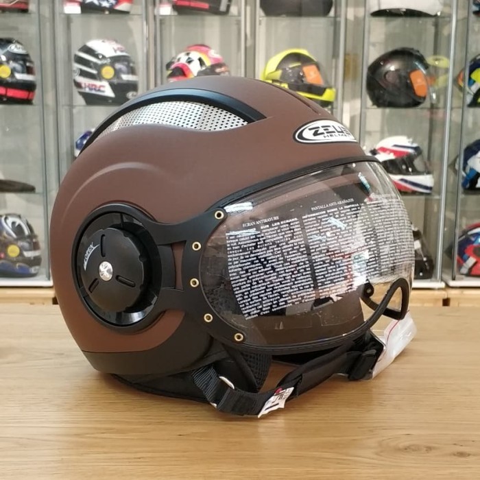 HELM ZEUS ZS218 Z218 MATT BROWN RETRO