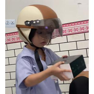 HELM ANAK RETRO LUCU UNIK HELM ANAK LAKI WANITA HELM BOGO RETRO JADUL