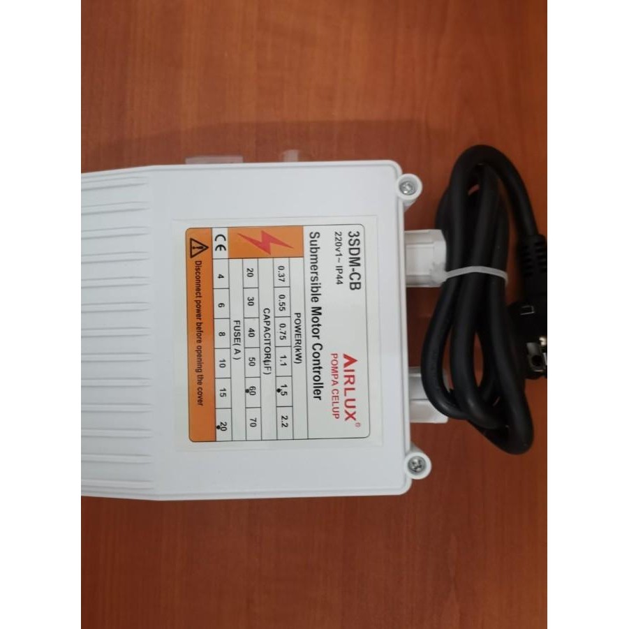 Kontrol Box Control Box Panel Pompa Satelit/Submersible Airlux 2 Hp