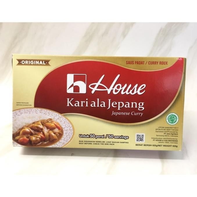 

House Kari Ala Jepang Halal 935gr / Bumbu Curry 1kg TF