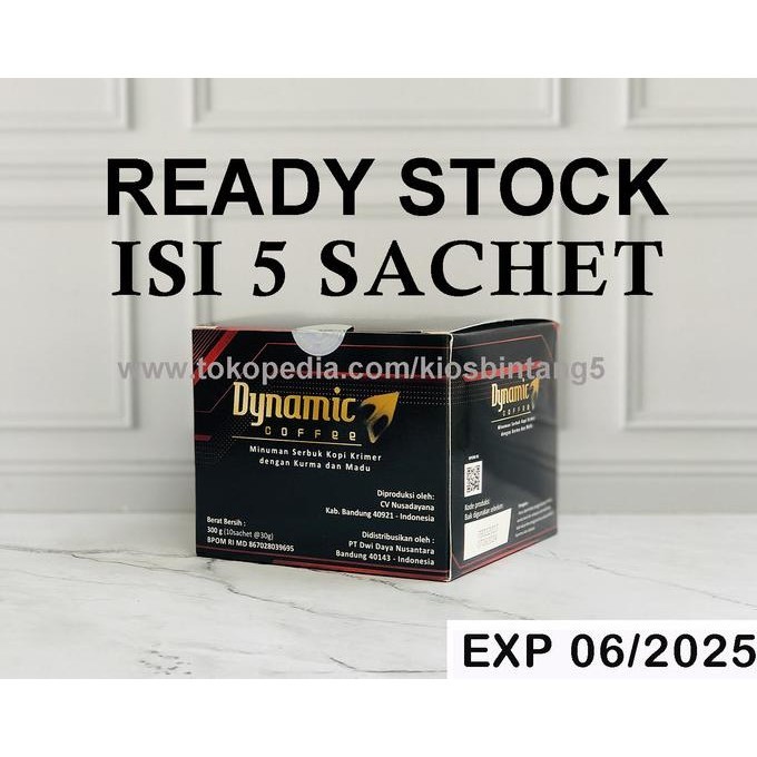 

COFFEE DYNAMIC KOPI GINSENG isi 10 sachet Original