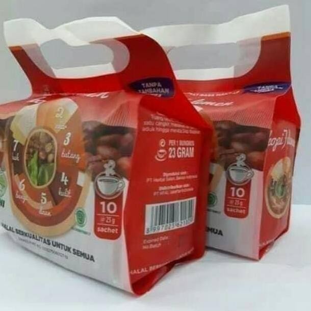 

kopi sevel coffee herbal 7 elemen isi 10 dan 20 sachet hni hpai