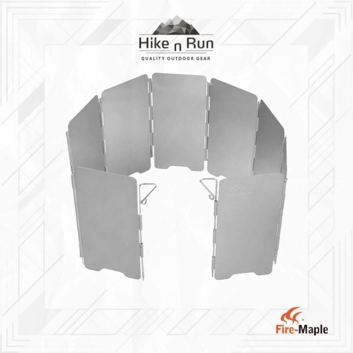 Ready Fire Maple Penutup Kompor Camping Windshield FMW-503 Silver firemaple