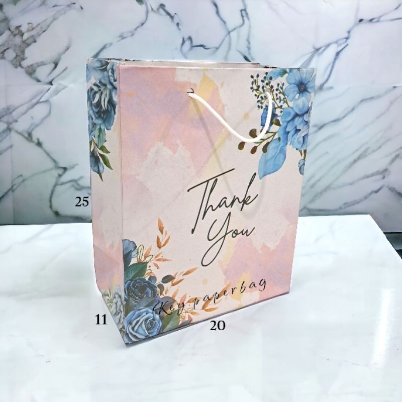 

Paper Bag Aesthetic Pink Thank You Uk 20x25