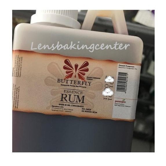 

Essence/Perisa Rum Rhum Butterfly/Jamaica Kupu Kupu Koepoe 1L/1Kg/1 L