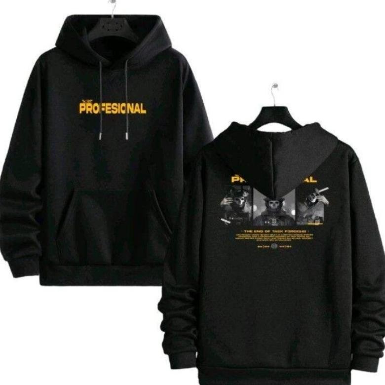 Sweater Hoodie Pria Wanita Distro Gambar Belakang