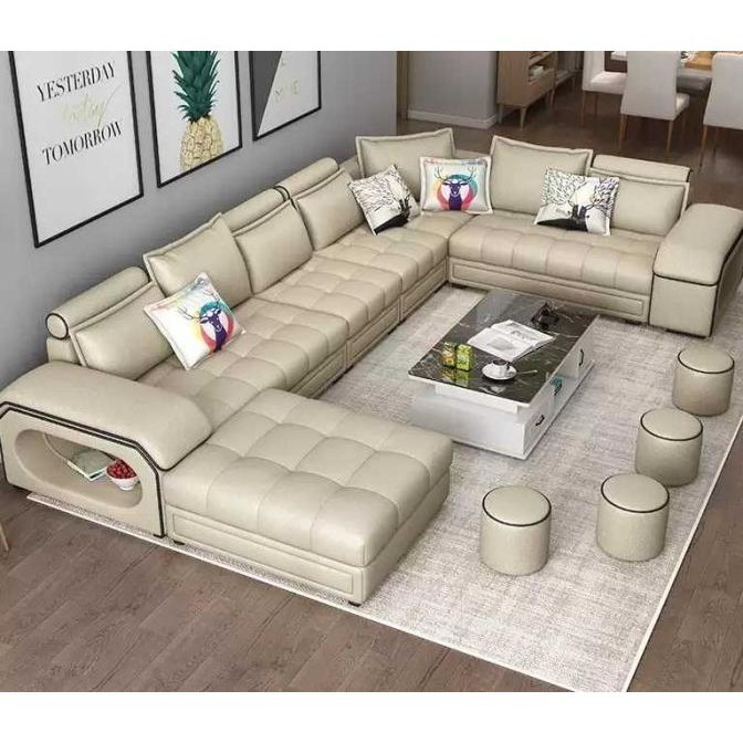 FURNITURE SOFA MINIMALIS SOFA MINIMALIS LETER U GINASALSA30