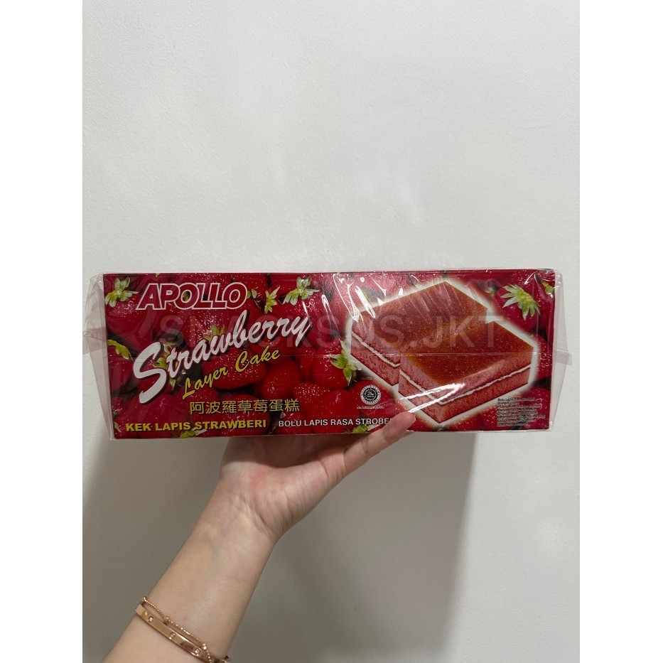 APOLLO LAYER CAKE CHOCOLATE / STRAWBERRY / PANDAN / BLUEBERRY - BOLU