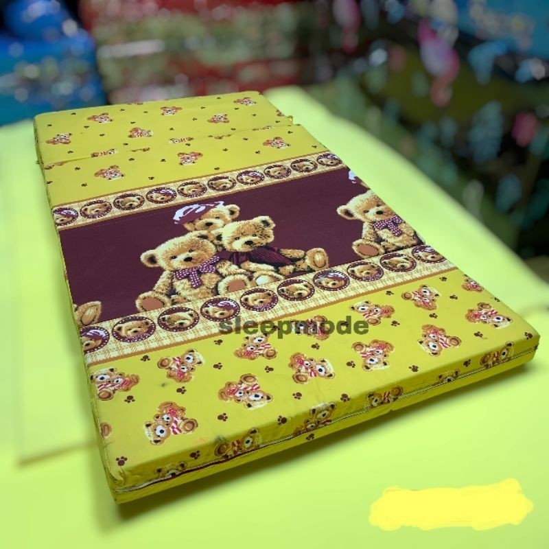 Single Bed Kasur Busa Inoac Lipat 3 Uk 180X90X10 Cm Berkualitas