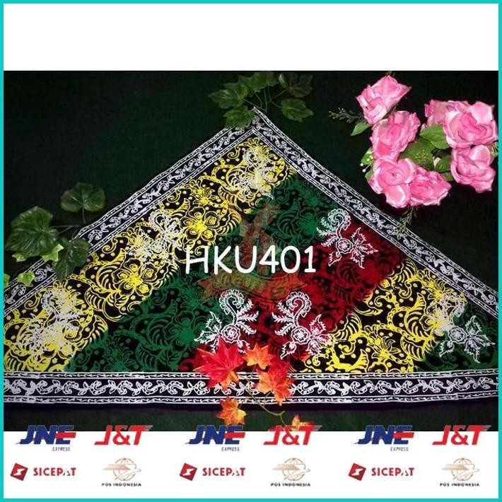 BISMILLAH [401] UDENG BANYUWANGI / UDENG JARANAN / UDENG BATIK ASLI BANYUWANGI BERMOTIF PELANGI TERB