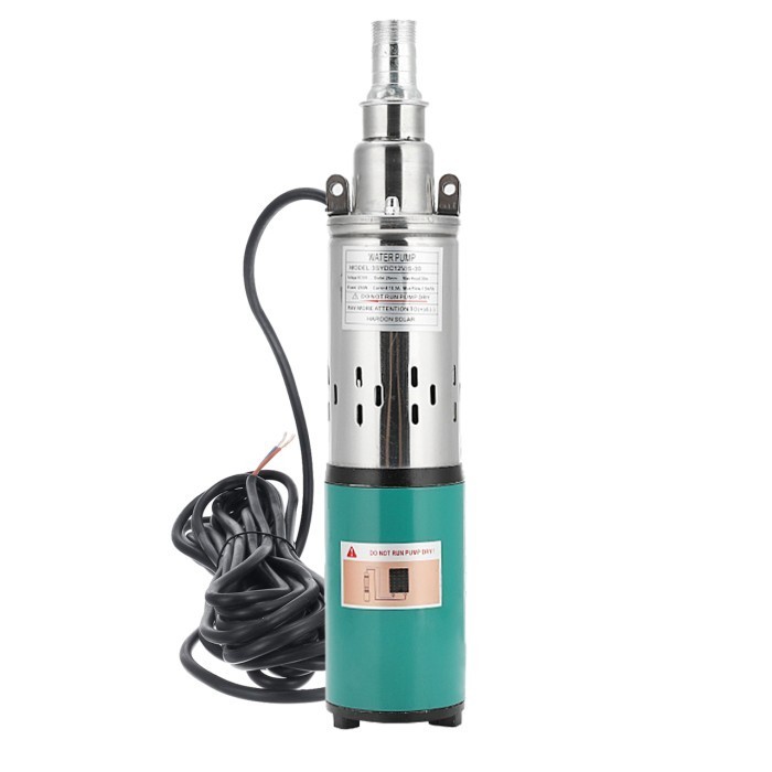 POMPA CELUP SUMUR SUBMERSIBLE PUMP POMPA SUBMERSIBLE DC 12V SUMUR 30 M