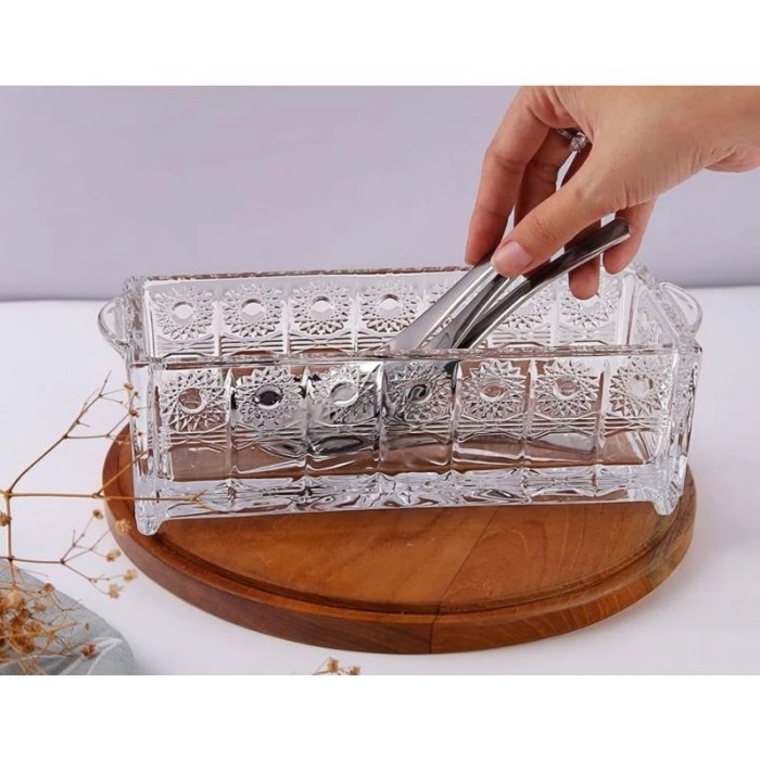 TEMPAT SENDOK GARPU KACA CAPODIMONTE