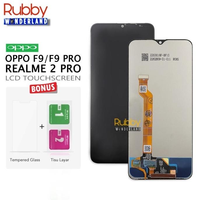 LCD + Touchscreen Oppo F9 / F9 Pro / Realme 2 Pro Original Bergaransi