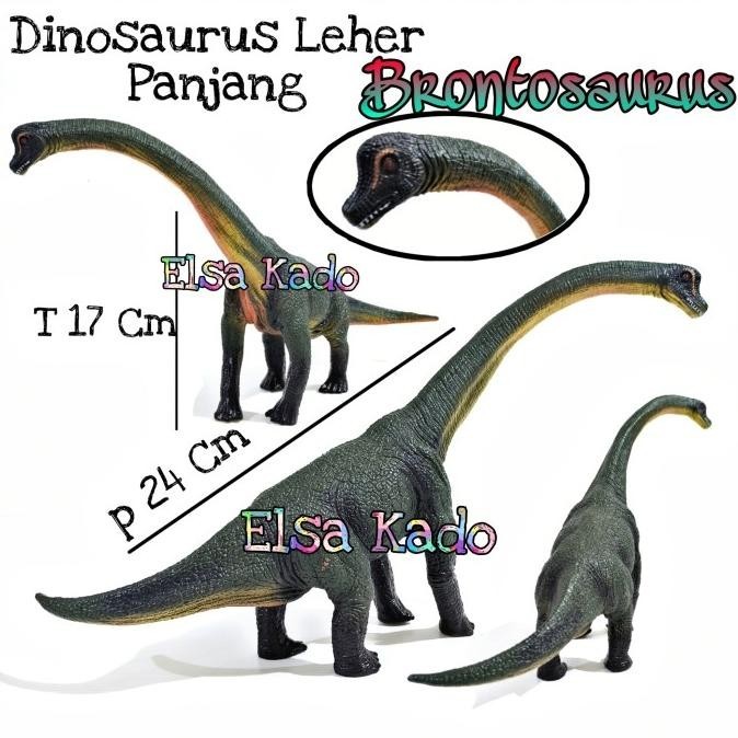 Dinosaurus Leher Panjang Brontosaurus Figure Brachiosaurus Mainan