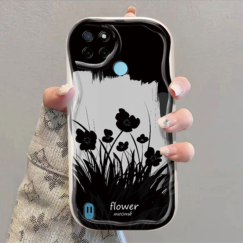 Casing Hp Realme C21Y Realme C25Y Case Casing lembut HP Kesing pelindung silikon Kesing telepon pola