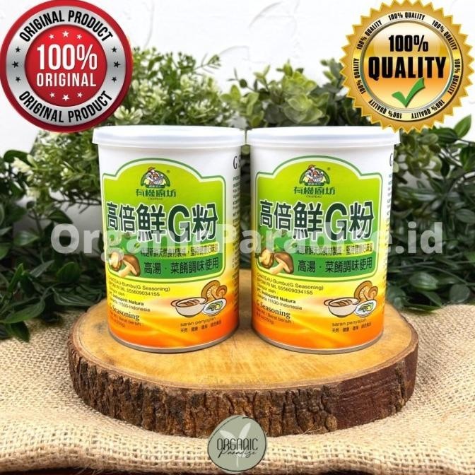 

Kaldu Jamur Non Msg G-Seasoning Vegetarian Chateau 250 Gram